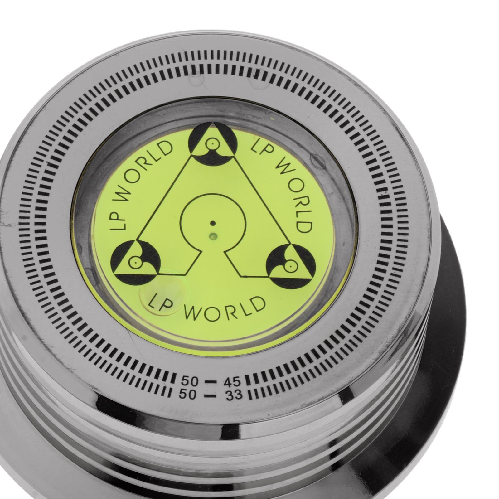 50Hz LP Disc Turntable Stabilizer Turntable Level For LP Record Black