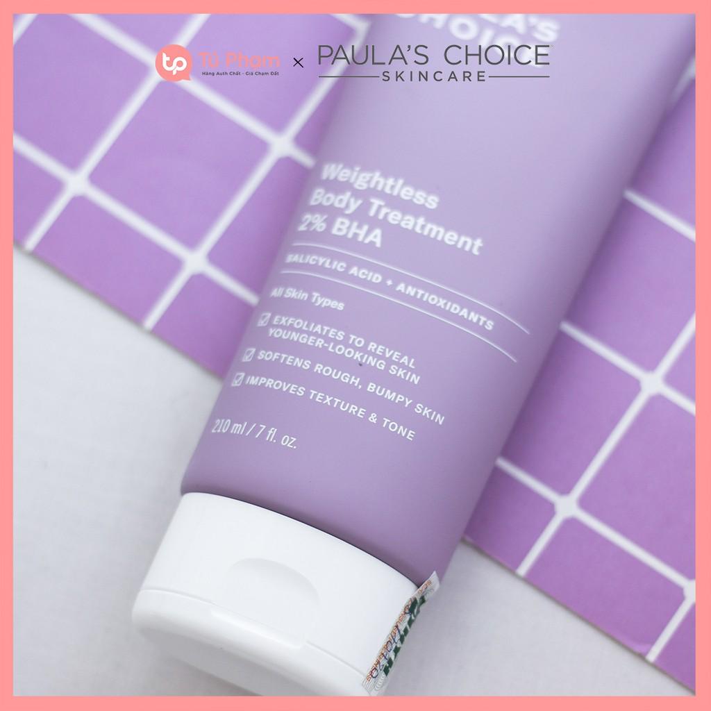 Kem Dưỡng Thể Paula's Choice Kem Dưỡng Thể 2% BHA Paula's Choice Resist Weightless Body Treatment With 2% BHA 210ml