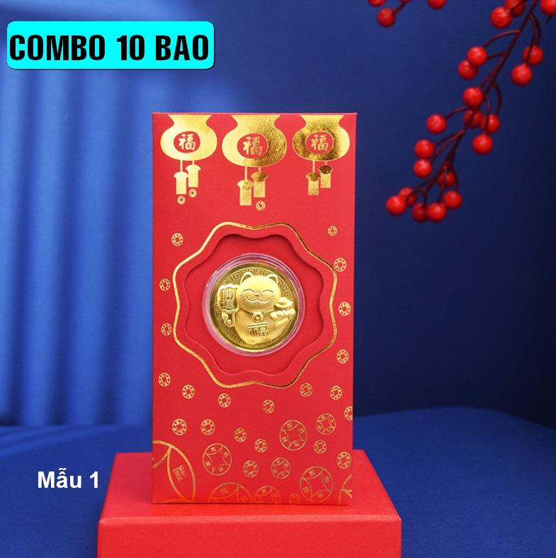 Bao lì xì hình mèo vàng Tết 2023 giá cực tốt lì xì tết - Mẫu 1 - NELI - RƯỚC LỘC XUÂN