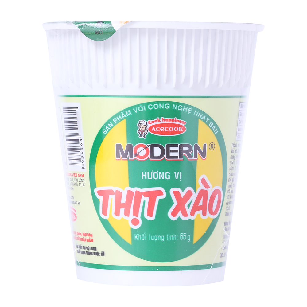 Mì Ly Modern Thịt Xào 65G