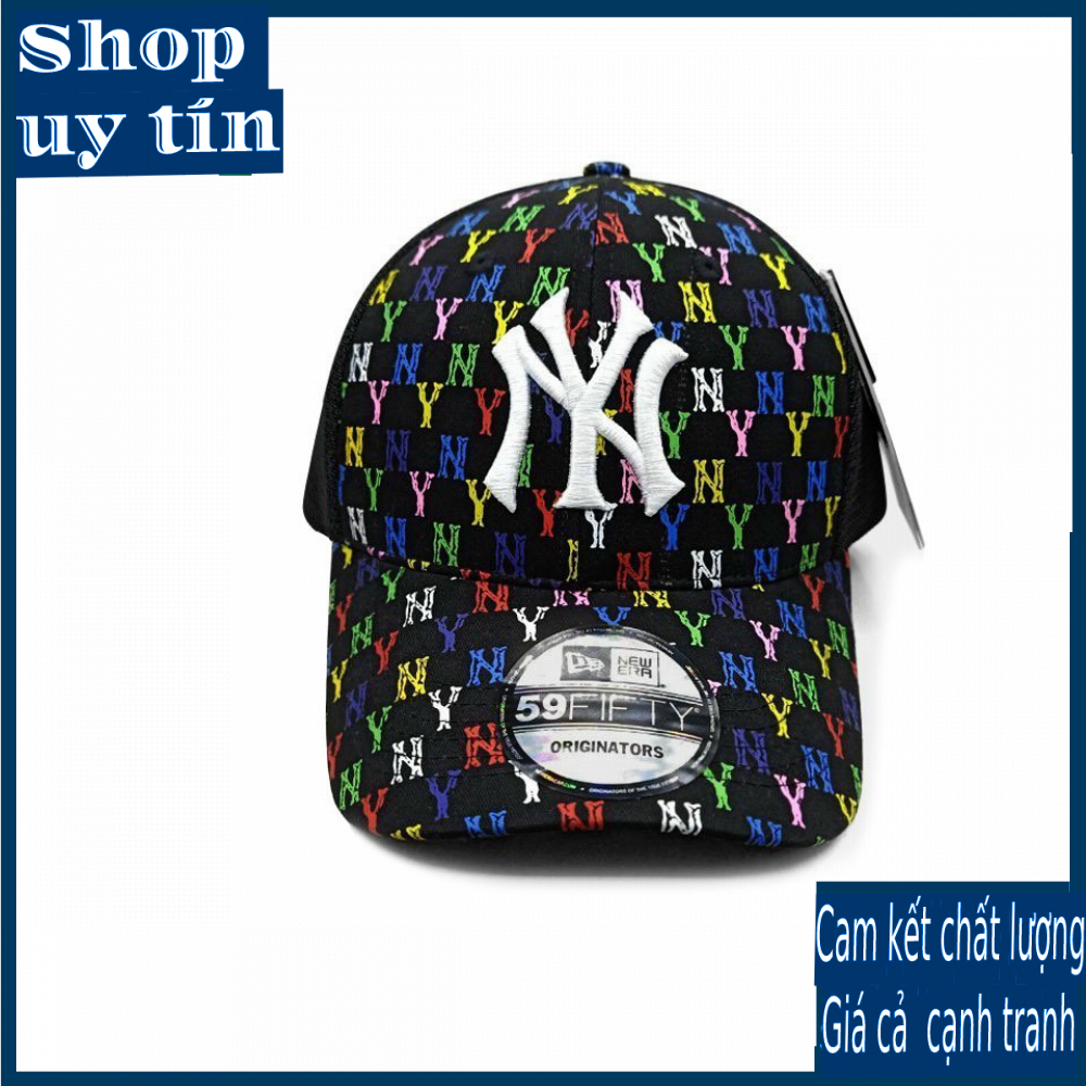Freeship - MŨ/NÓN KẾT LƯỠI TRAI N.Y THỜI TRANG NAM NỮ CAO CẤP - màu đen cá tính / màu trắng dễ thương