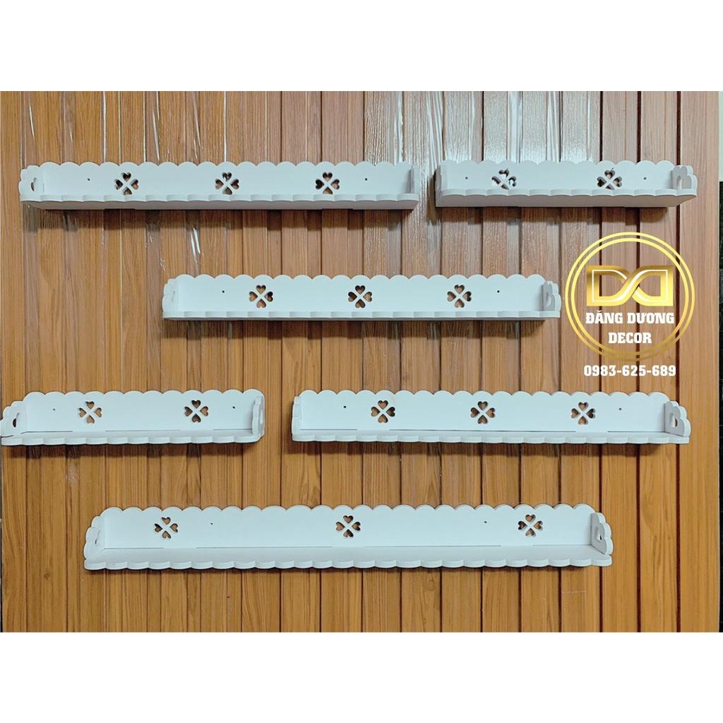 Kệ nail rời họa tiết dài 80cm để sơn treo tường đủ màu sắc