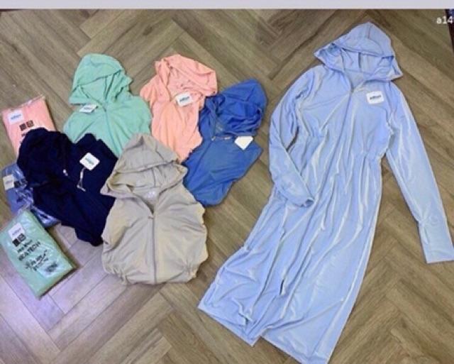 Áo Chống Nắng Thông Hơi Dáng Dài Nữ