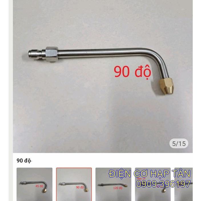 Cần béc xịt rửa xe NGẮN 13CM , vệ sinh máy lạnh , máy giặt 45_90_120 độ