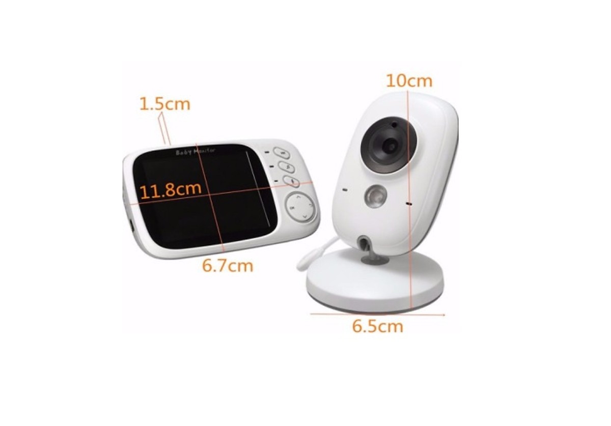 Bộ camera mini báo khóc baby thông minh VB603 màn hình LCD đa năng cao cấp (Tặng đèn pin sạc cơ tay -giao màu ngẫu nhiên)