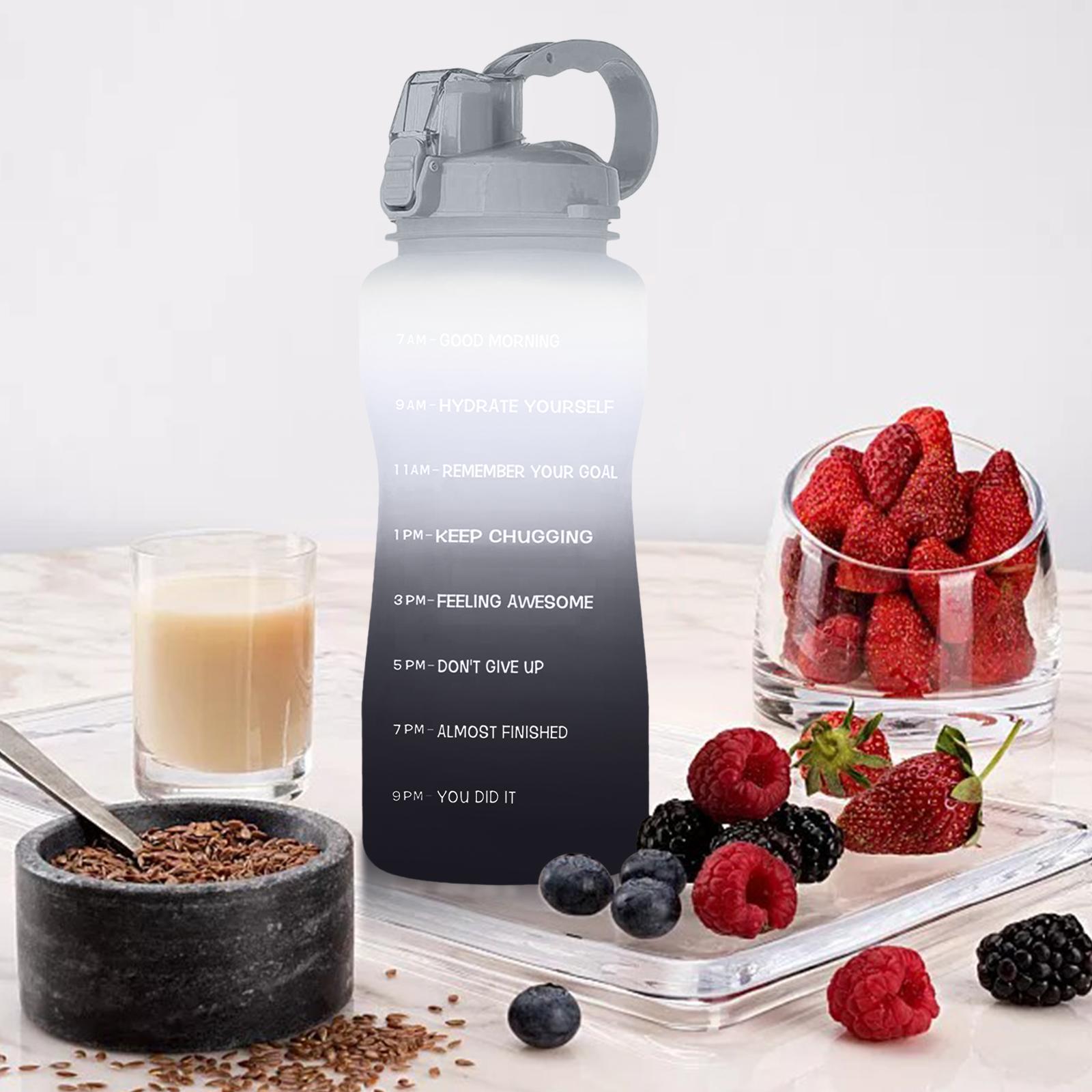 2.2 Litre Motivational Water Bottle Sports Drinking Bottle for Fitness Birthday Gifts