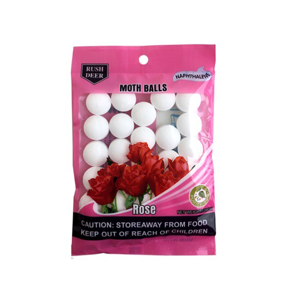 Gói 30 viên băng phiến long não khử mùi,xua đuổi côn trùng 120Gr
