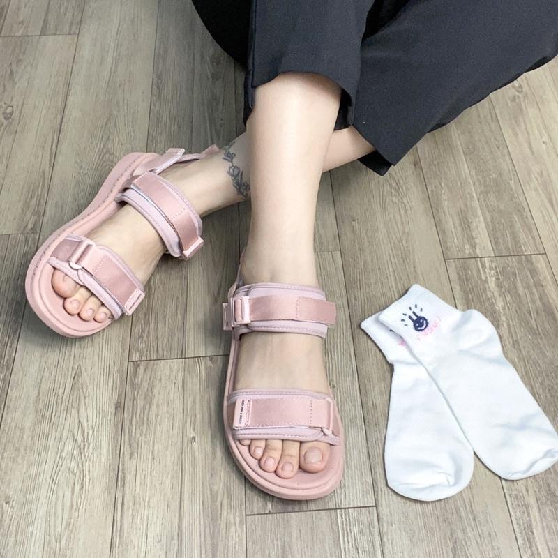 Giày Sandal Nữ Quai Ngang Thời Trang YANKI Sport YK278 - Hồng