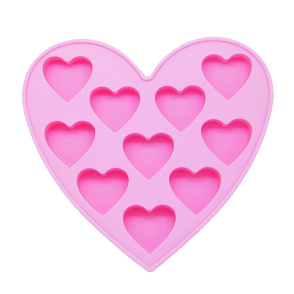 Star Heart Silicone Mould Mold Chocolate Candy Gummy Maker Ice Jelly Tray