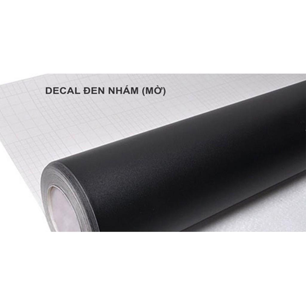 5 mét decal đen nhám (đen cát) khổ 60cm x 5 mét cho xe máy.... điện thoại