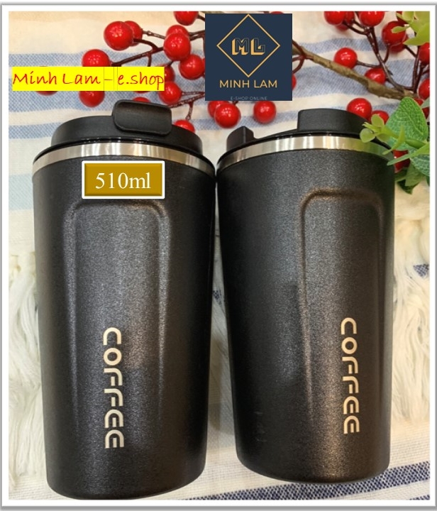 Cốc giữ nhiệt 510ml Coffee Inox 304, bình giữ nhiệt đến 12h