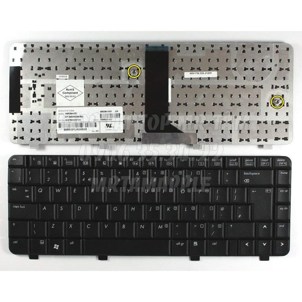 (KEYBOARD) BÀN PHÍM LAPTOP DÀNH CHO HP 6520S dùng cho Compaq 6520 6520s 6720s, HP 510 530 540 550