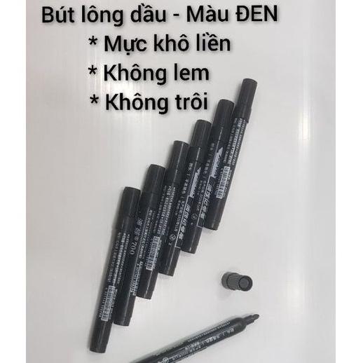 Bút lông dầu Màu ĐEN- không lem, không trôi.