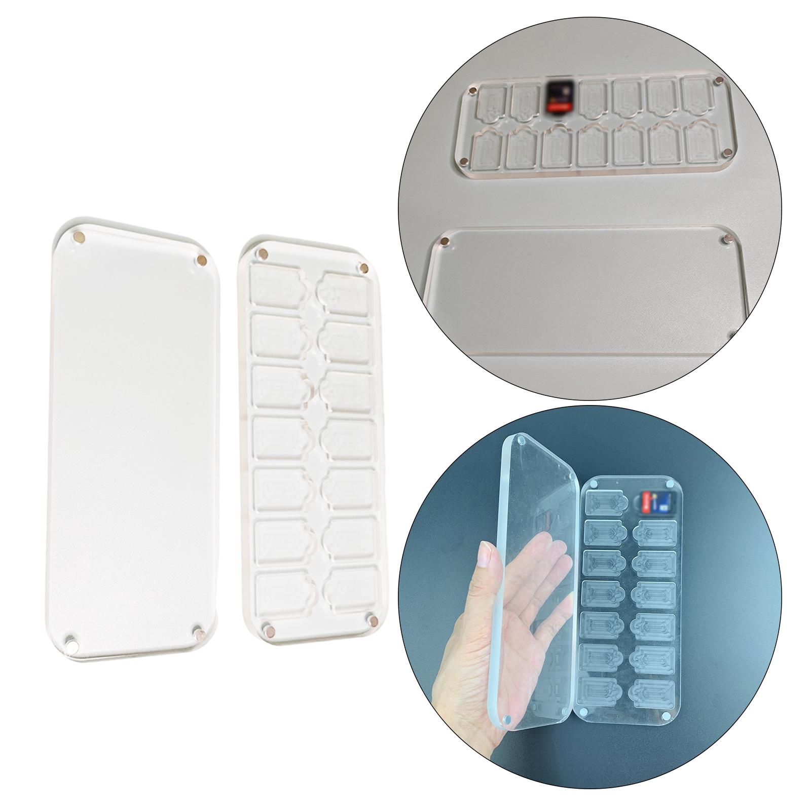 Transparent 14-slot Protective Case Holder for Playing Cards Suitable for Switch