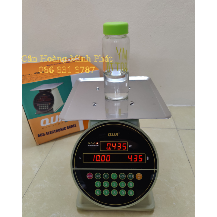 Cân Điện Tử Tính Tiền 30kg/5g QUA-Q1 Siêu Thị, Để Bàn, Bán Hàng Nhật Bản Cao Cấp - CÂN ĐƯỢC HẢI SẢN - CHỐNG NƯỚC