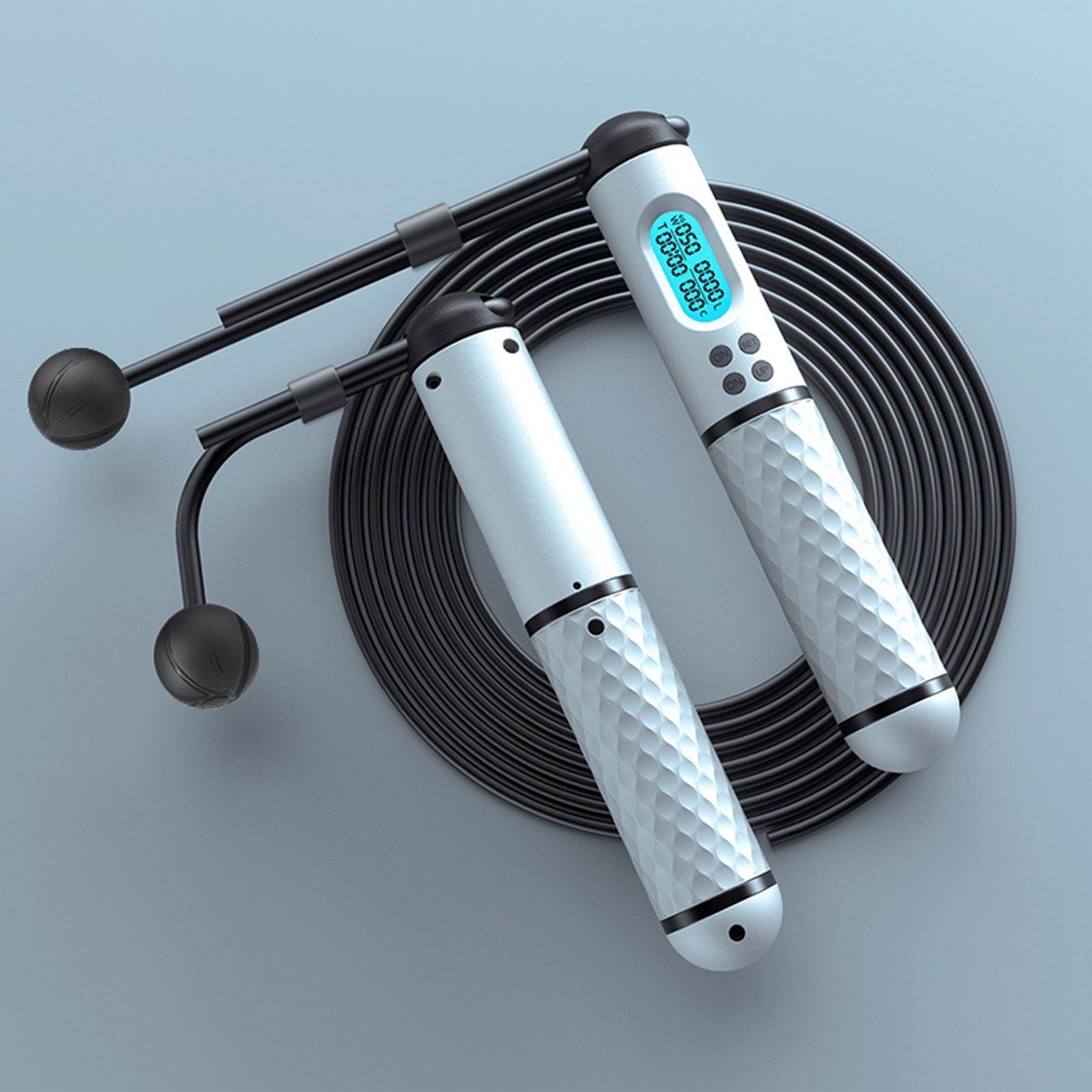 Skipping Rope Electronic Digital Rope Jumping for Sports Workout Women Men