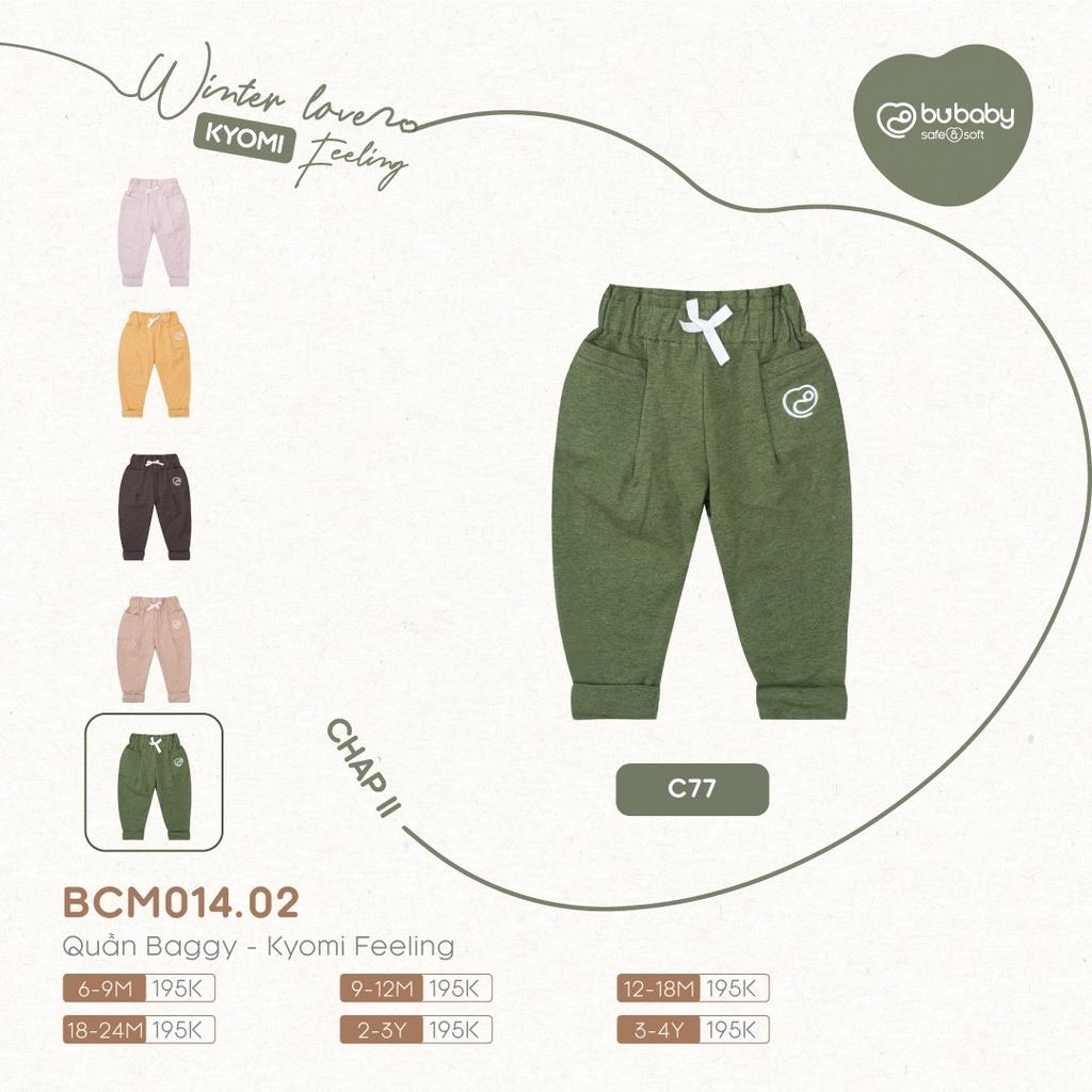 Quần Baggy Bu, Bu baby Feeling cho bé 6m - 4Y