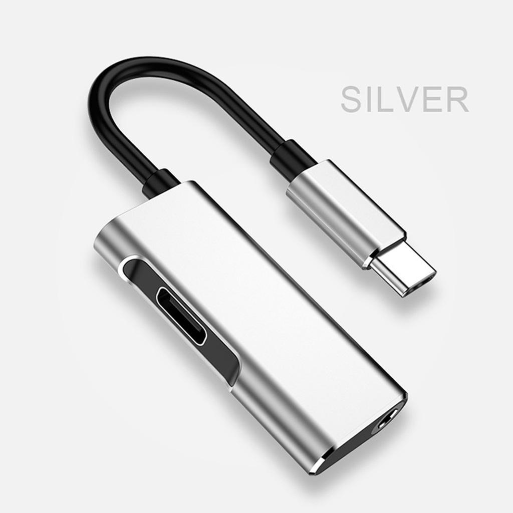 Type-C To 3.5mm Audio Converter Cable w/ DAC Chip for Cell Phones