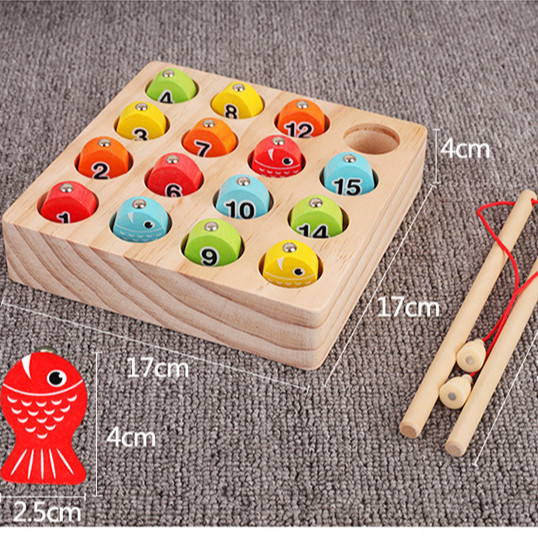 Đồ chơi câu cá học số đếm cho bé, đồ chơi giáo dục Montessori