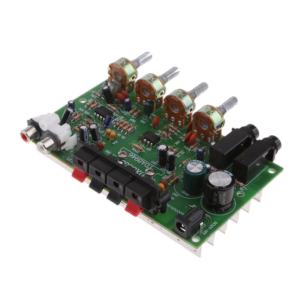 DX0809 Amplifier 12V 60W Peak Stereo Audio Power Amplifier Board DIY