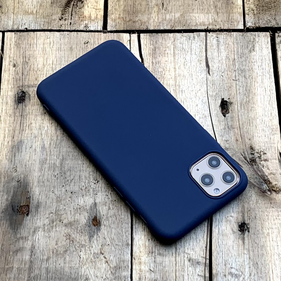 Ốp lưng dẻo mỏng màu xanh dương dành cho iPhone 11 Pro Max - Hàng chính hãng