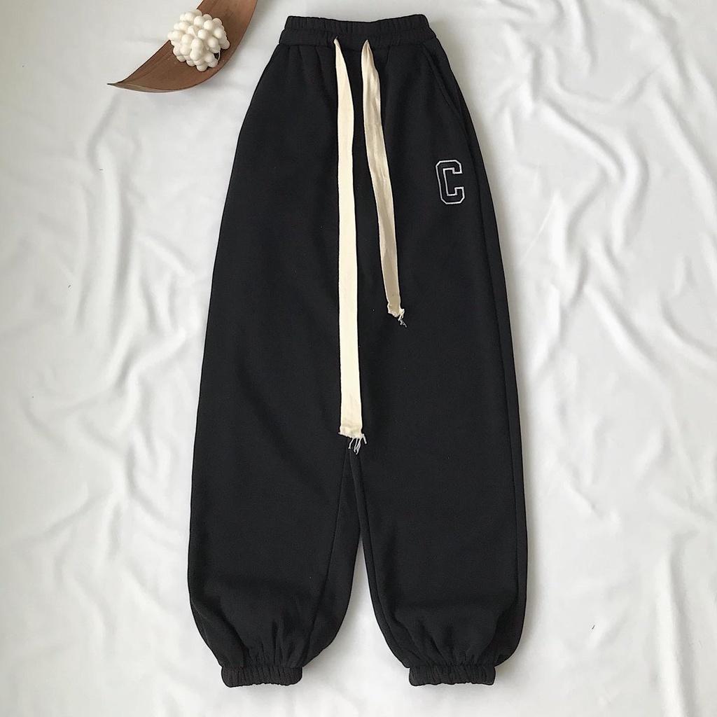 Quần Jogger Nỉ Nữ Nhiều Màu Jezu Jogger Thun Dây Rút Phong Cách Basic Hàn Quốc Cá Tính Chất Vải Dày Dặn Cực Đẹp 2815