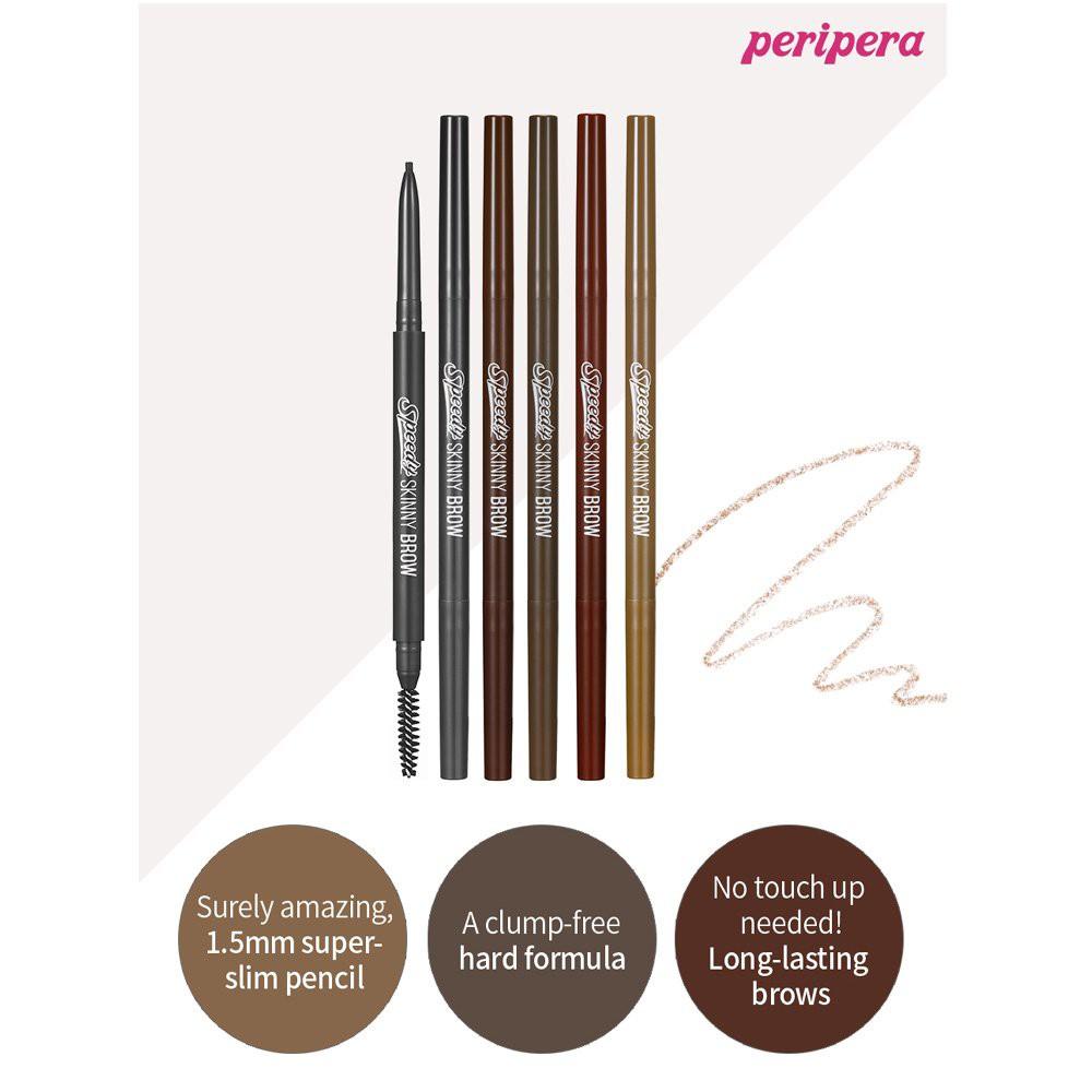 Trang Điểm Chân Mày Peripera Speedy Skinny Brow 0.07g