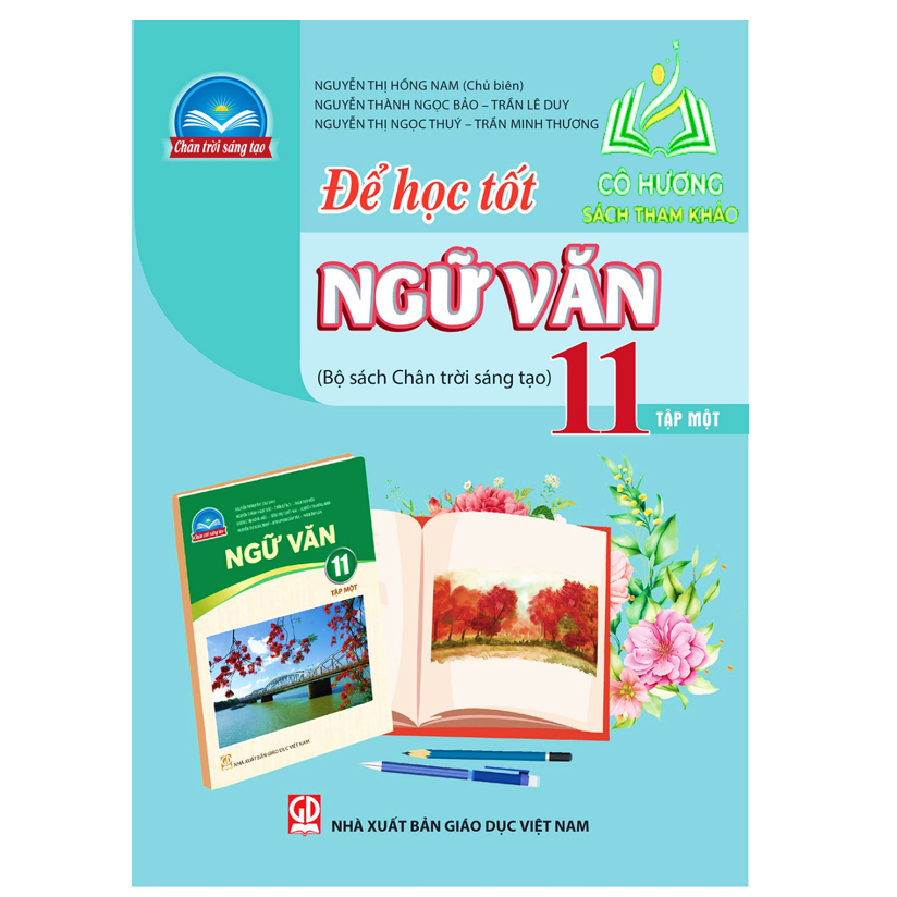 Sách - Combo Để học tốt Ngữ văn 11 - tập 1 + 2 (chân trời sáng tạo) - 2023