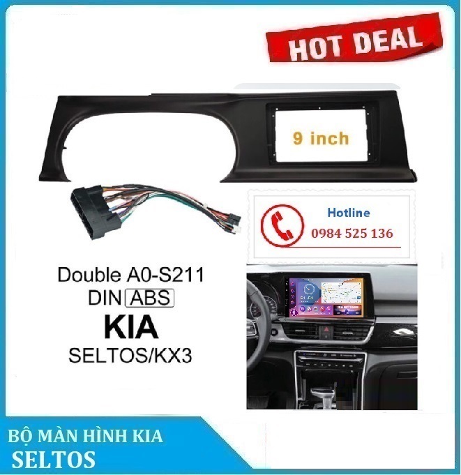 BỘ Màn hình DVD android A.5 lắp sim 4G thu phát wifi,LẮP XE KIA SELTOS KÍNH CƯỜNG LỰC 2.5 D,TẶNG V.I.E.T.M.A.P.S.1 chỉ đường tiện ích,