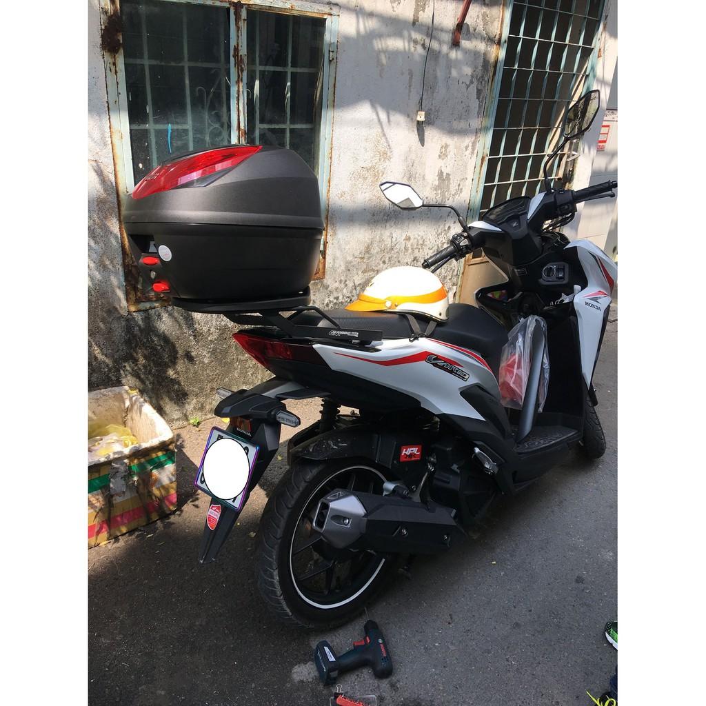 Thùng sau givi E250N và baga givi lắp cho xe Vario, thùng xe Vario 25lit