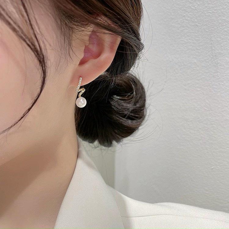 Bông tai thời trang nữ hạt cườm KLB 222