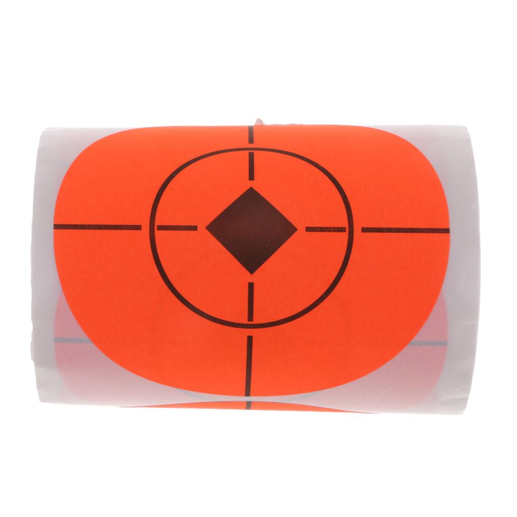100pcs 7.5 Diameter Self Adhesive Shooting Target Round Paper Target Sticker