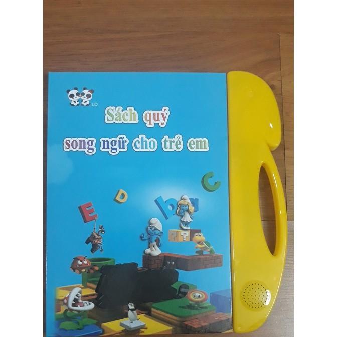 HỌC LIỆU SÁCH NÓI SONG NGỮ CHO TRẺ EM PHÁT TRIỂN TƯ DUY (TẶNG KÈM PIN)