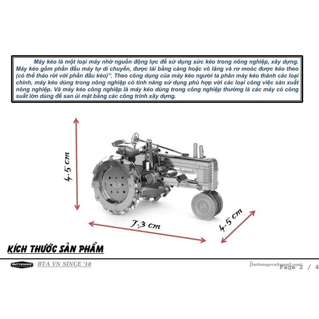Mô Hình Lắp Ráp 3d Xe Máy Cày