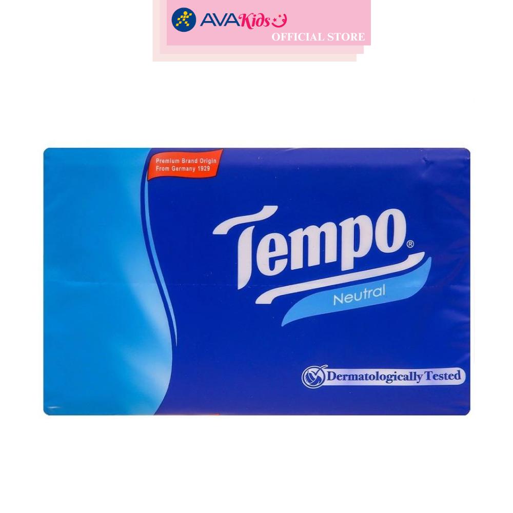 Gói 90 tờ khăn giấy rút Tempo không mùi 4 lớp