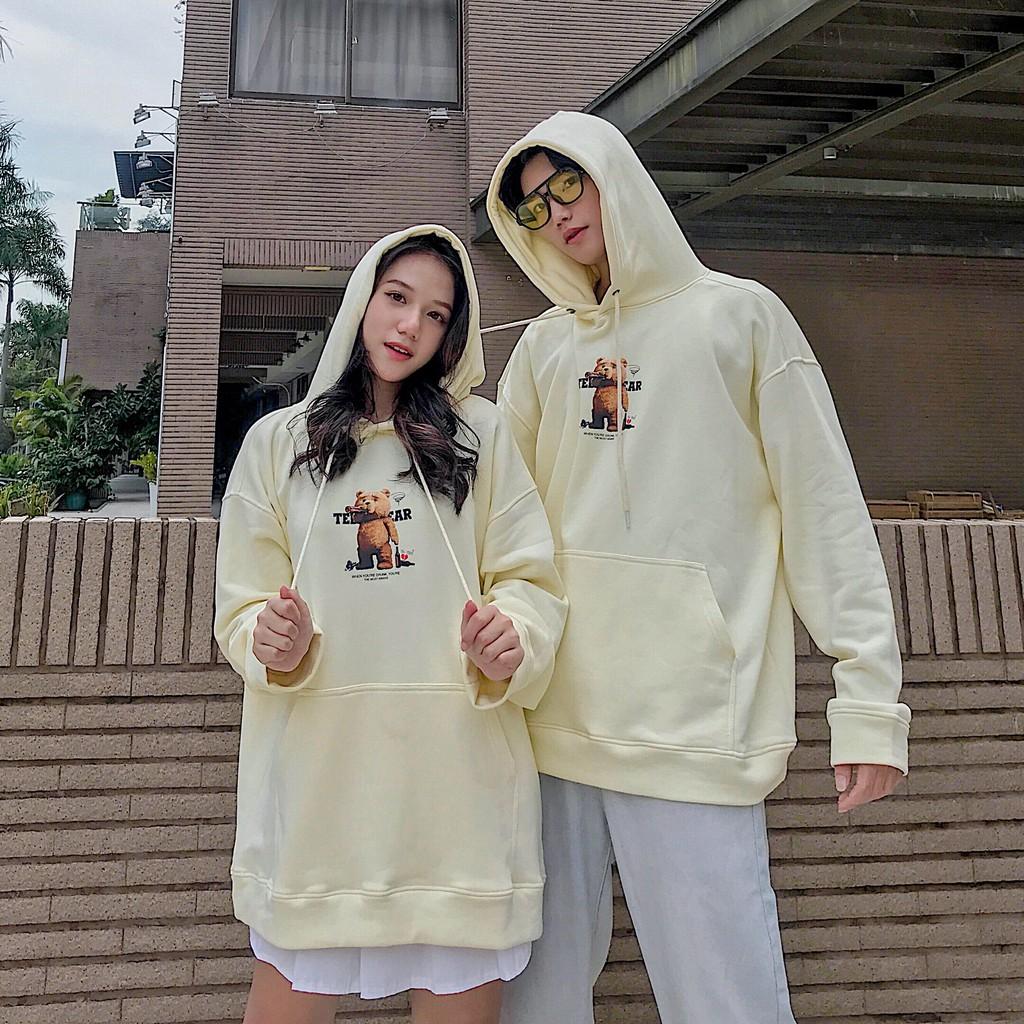 Áo nỉ Hoodie Teddy áo nỉ bông hoodie unisex nam nữ - Boiz Unisex