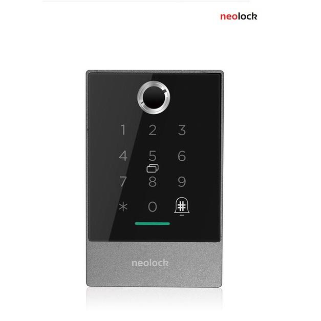 Khóa cửa điện tử thẻ từ, APP thông minh cho của gỗ, của kính cho văn phòng 12V Neolock - NEOA1