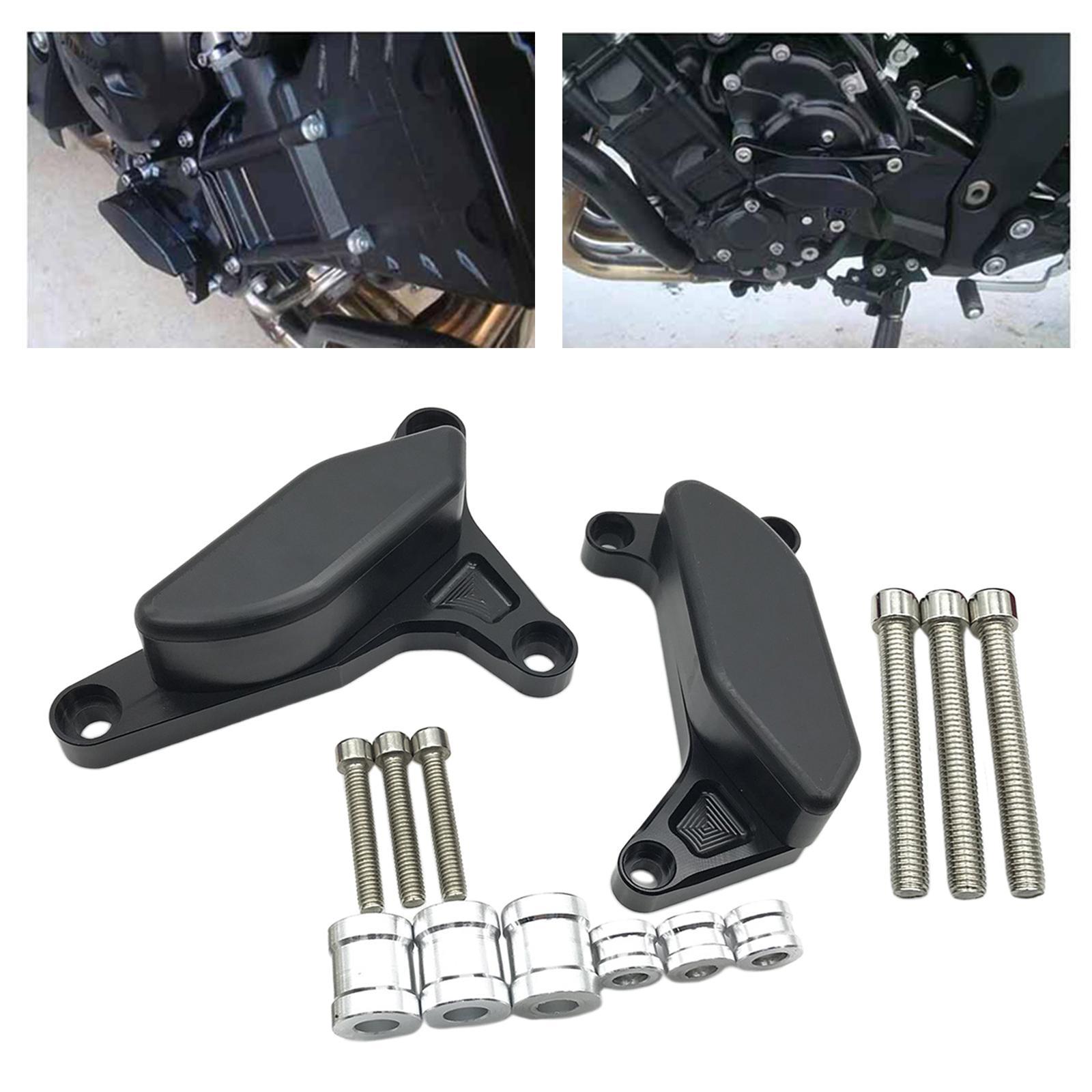 Motorcycle Engine Guard Slider Cover For Fazer 2006-2016 Black