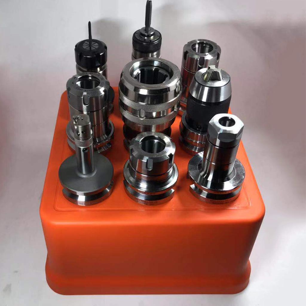 2X BT30 BT40 BT50 Tool Holder Storage Box PP Plastic Box for CNC Parts