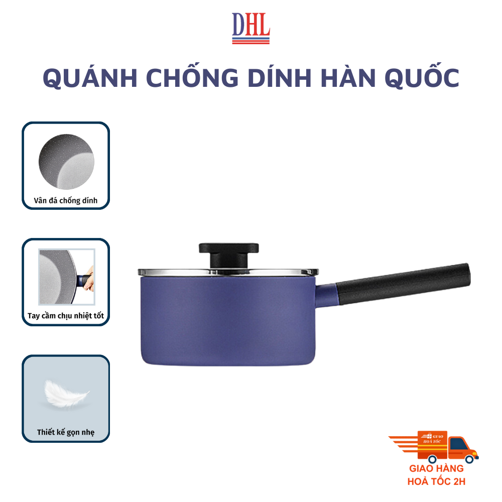 Quánh chống dính vân đá cao cấp hàn quốc Mitomo Cooker King siêu bền - Hàng chính hãng