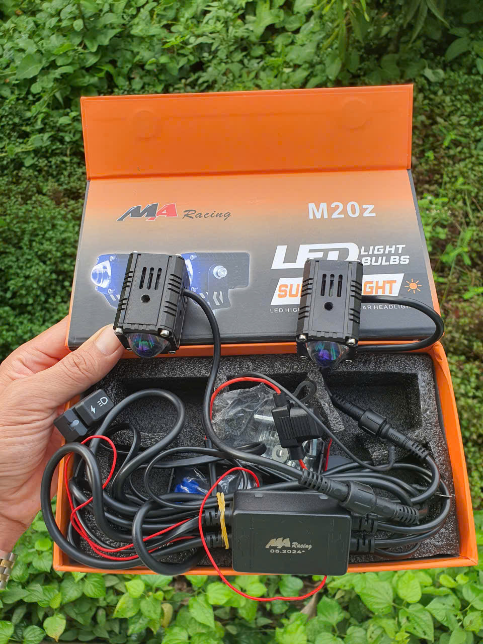 đèn bi cầu Mini M20z sẵn công tắc và mạch Passing MA RACING (Giá trên 2 đèn)