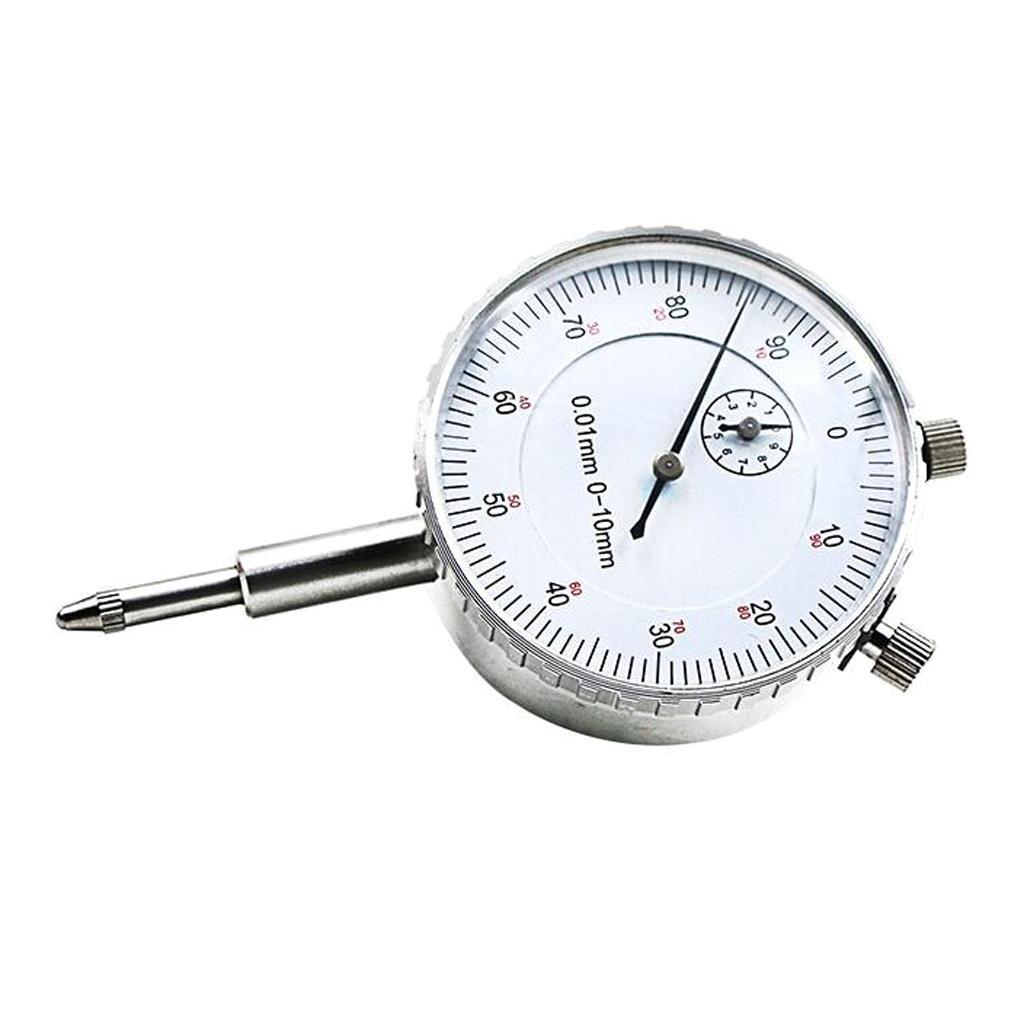 High Precision 0-10mm Measuring Range Dial Indicator Gauge 0.01mm Accuracy