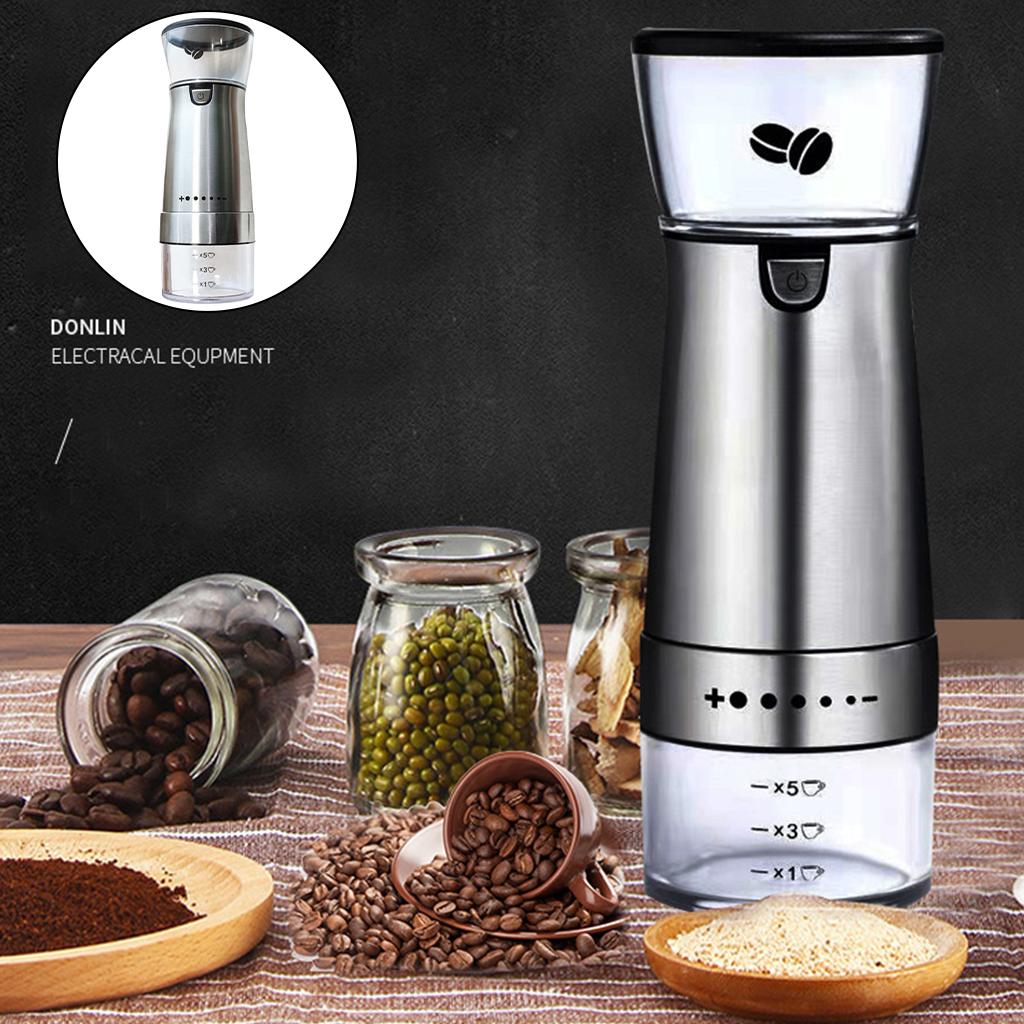 Electric Coffee Grinder Home Office Stainless Steel Spices Nut Mill Machines