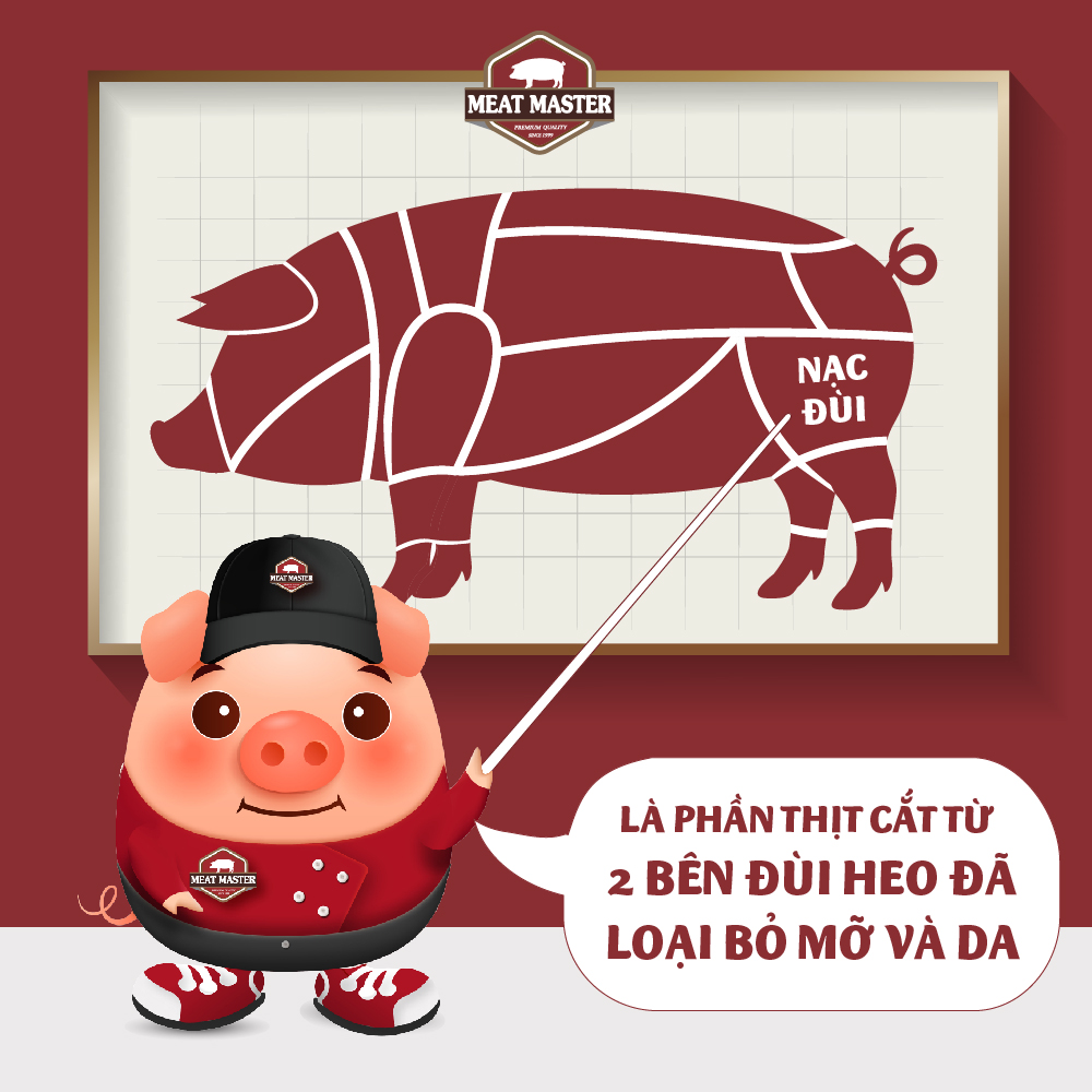 [GIÁ THẤP NHẤT THÁNG Thịt đùi heo Meat Master - Giao nhanh