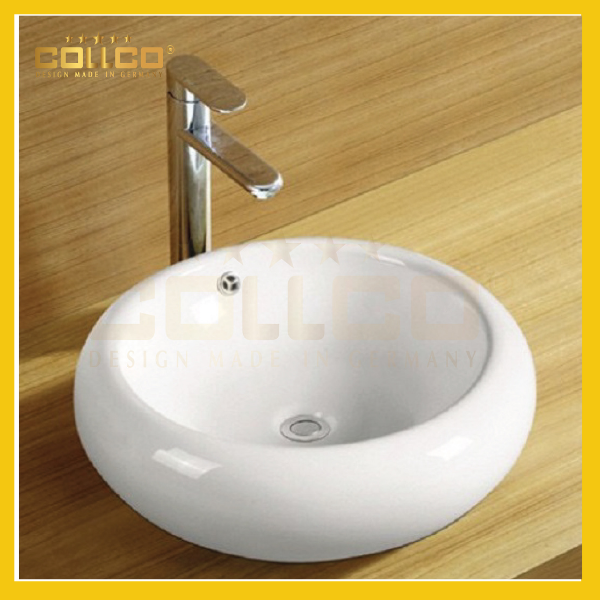 Chậu Lavabo Cao Cấp Men Sứ Trắng , Chống Bám Bẩn CL-8403