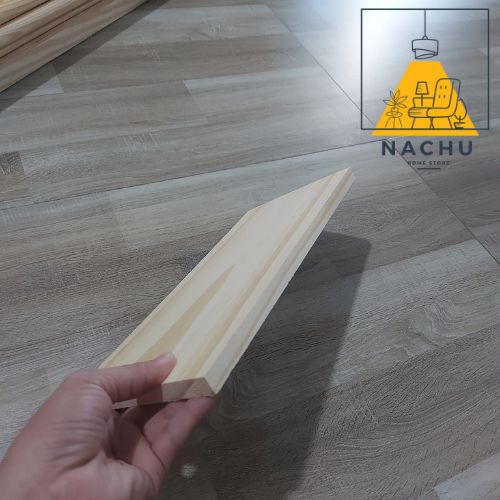 Tấm Gỗ Thông Mới Đẹp Rộng 19cm x Dài 100cm x Dày 2cm Dùng Làm Kệ Ốp Tường, Làm Mặt Bàn Mini, Hộp Hoa...