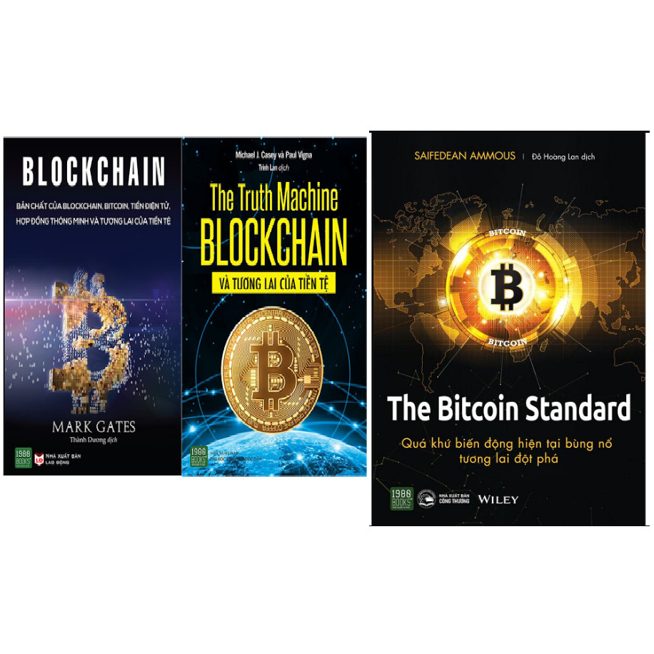 Combo The Bitcoin Standard - Quá Khứ Biến Động, Hiện Tại Bùng Nổ, Tương Lai Đột Phá+The Truth Machine: Blockchain Và Tương Lai Tiền Tệ + Blockchain.Tặng sổ tay MHbooks