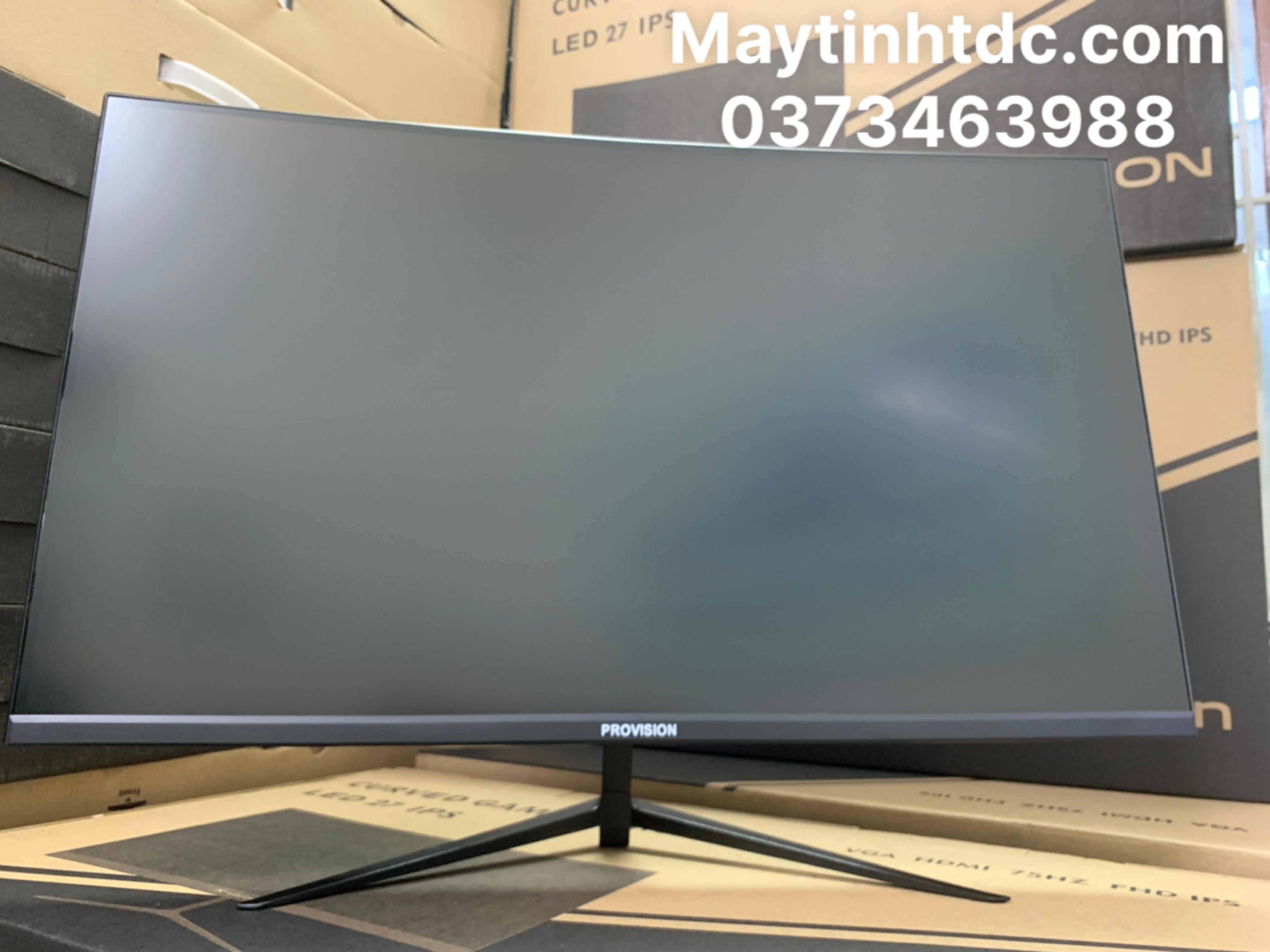 Màn hình Cong Provision 27 inch GM271VNG - Tấm nền PLS - FUll HD 1920x1080 - Chống Lóa - Tần số 75Hz New FullBox - Hàng Chính Hãng