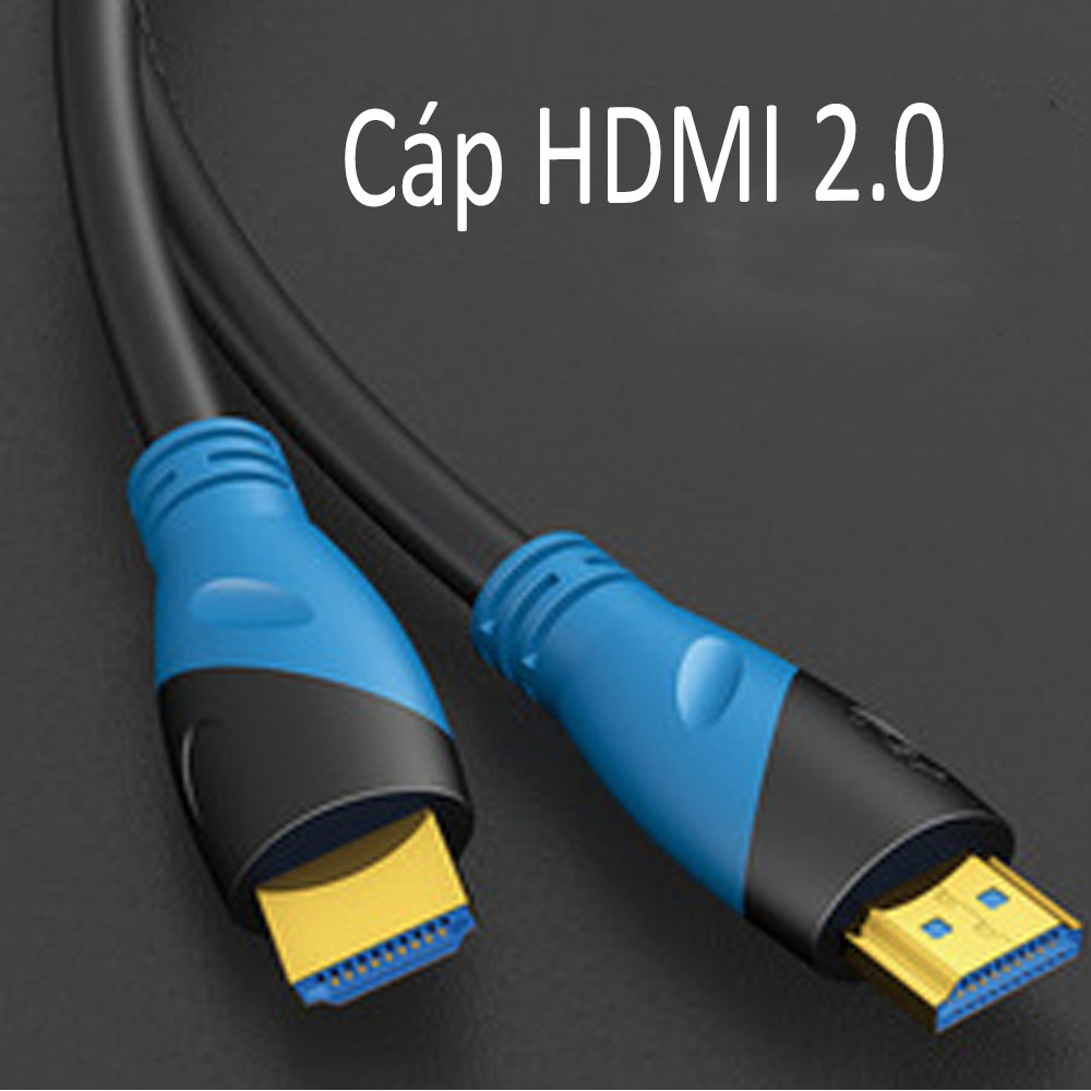 Cáp HDMI 2.0 4K 60Hz Cao Cấp SeaSy, Độ Phân Giải 4K 60Hz, Hai Đầu Mạ Vàng, Vỏ PVC Chống Nước, Dùng Cho Tivi/Laptop/Máy Chiếu/Playstation/PC/Các Thiết Bị Cổng HDMI - Hàng Chính Hãng