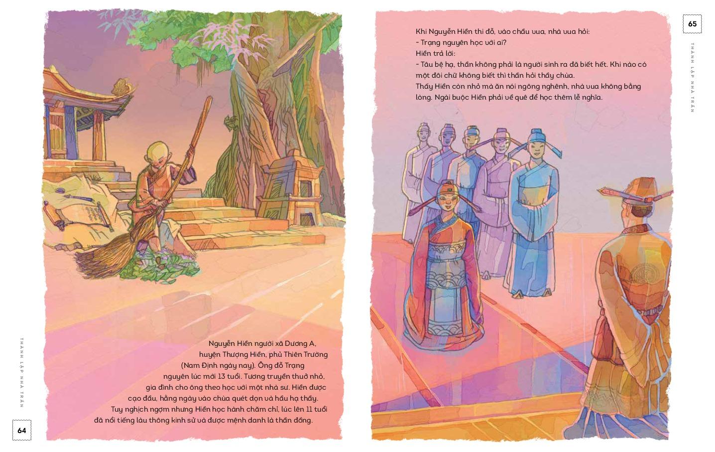 Sách - Lịch Sử Việt Nam Bằng Tranh - Thành Lập Nhà Trần - Bản Màu